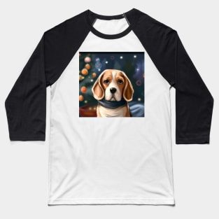 Cute Beagle Drawing Baseball T-Shirt